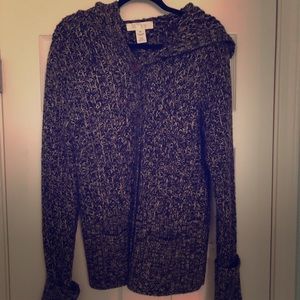 Roxy knitted sweater w/ adjustable sleeves